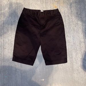 Black Bermuda shorts